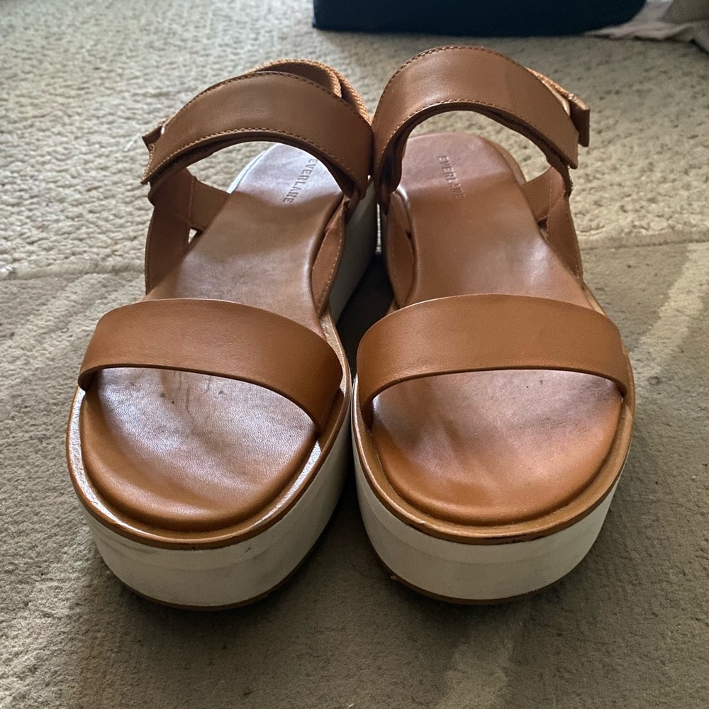 Everlane Leather Platform Sandal